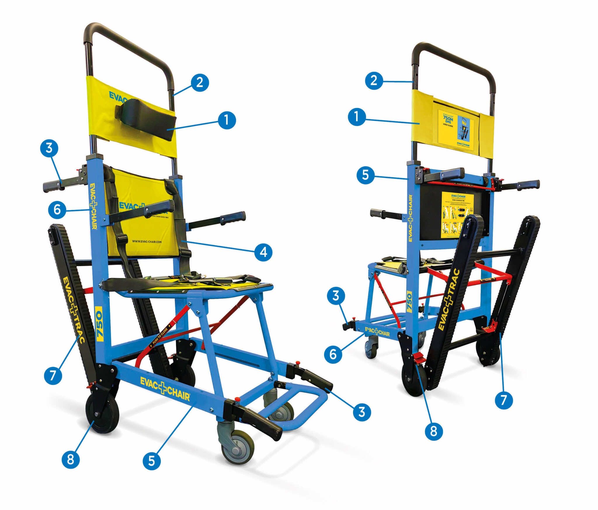 Evac+Chair Power 800 Adjustable Electric Evacuation Chair